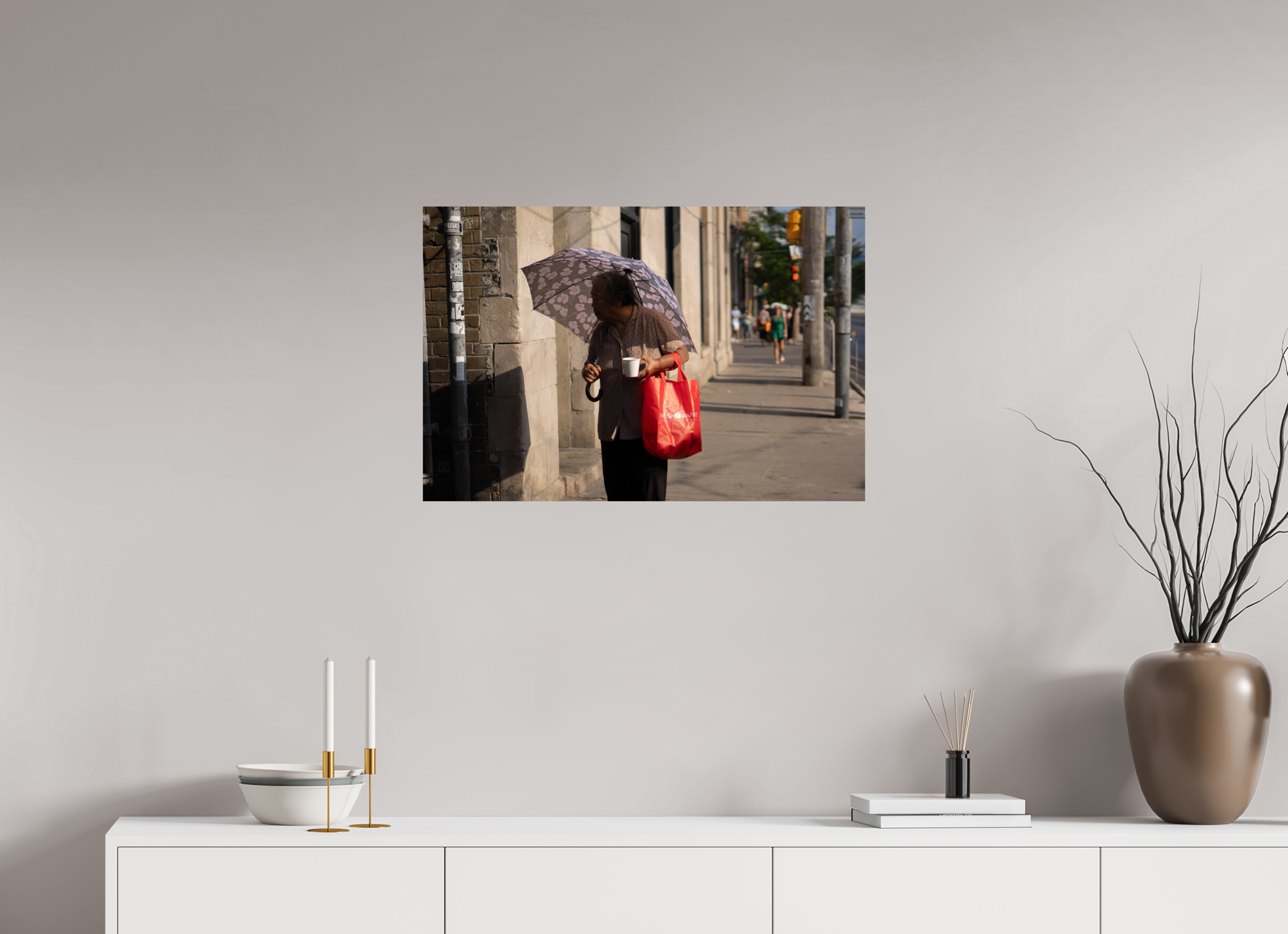 Lady with the Flower Umbrella