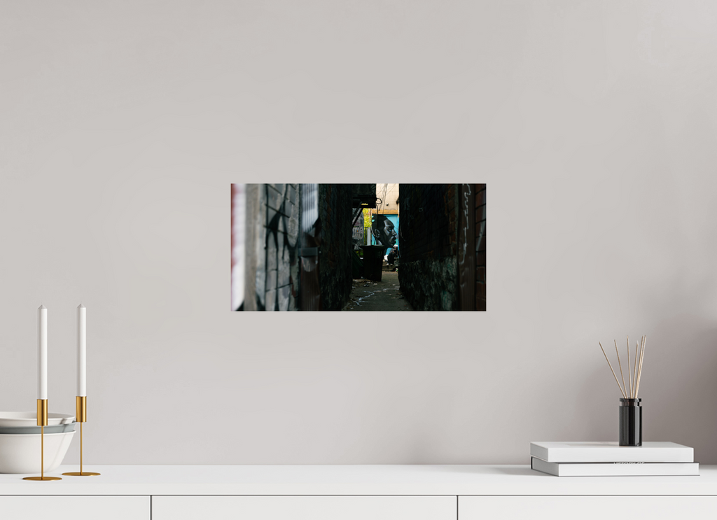 16 x 8″, Photo Print On Fuji Crystal DP II Alley