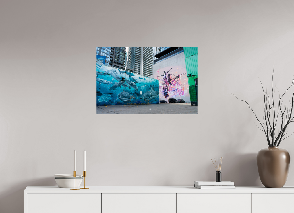 30 x 20″, Photo Print On Fuji Crystal DP II Sharks and dancers